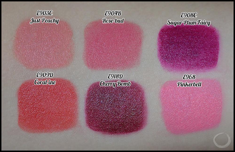 Swatches labiales Wet
