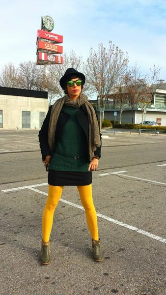 Look Jersey Verde, Medias Mostaza13