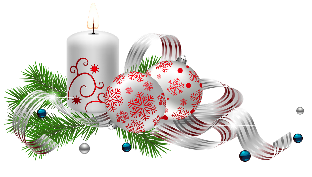 Transparent_Christmas_Decoration_with_Candles_PNG_Picture