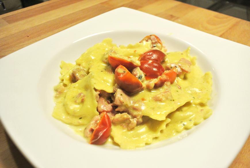 Receta de pasta ravioli giovanni rana 4 quesos