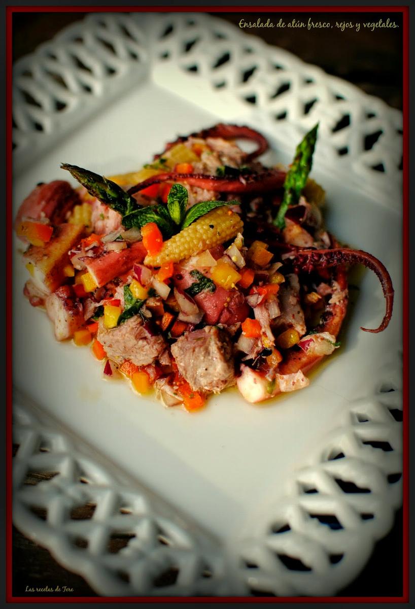 ensalada de atún fresco rejos y vegetales tererecetas 02