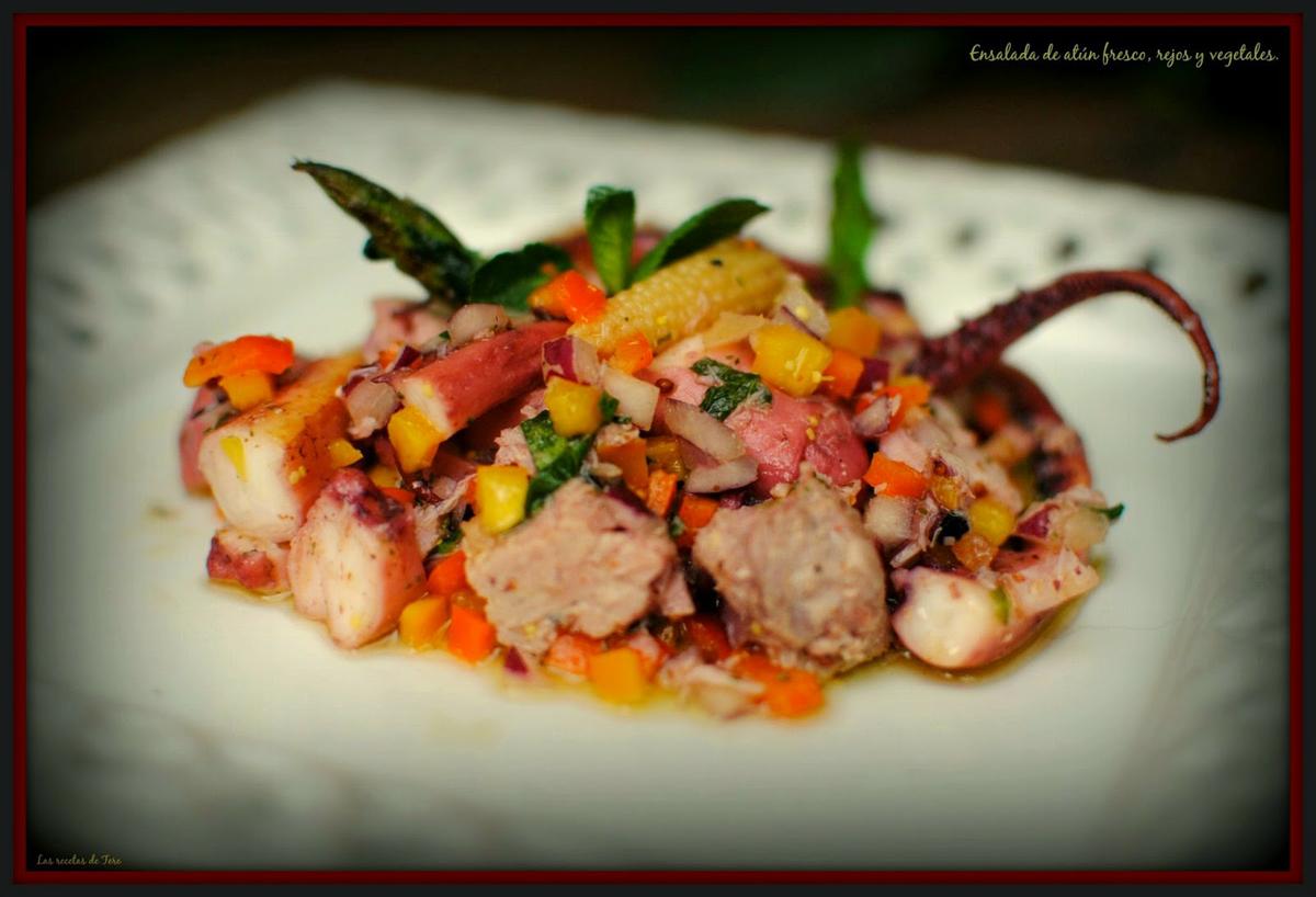 ensalada de atún fresco rejos y vegetales tererecetas 04