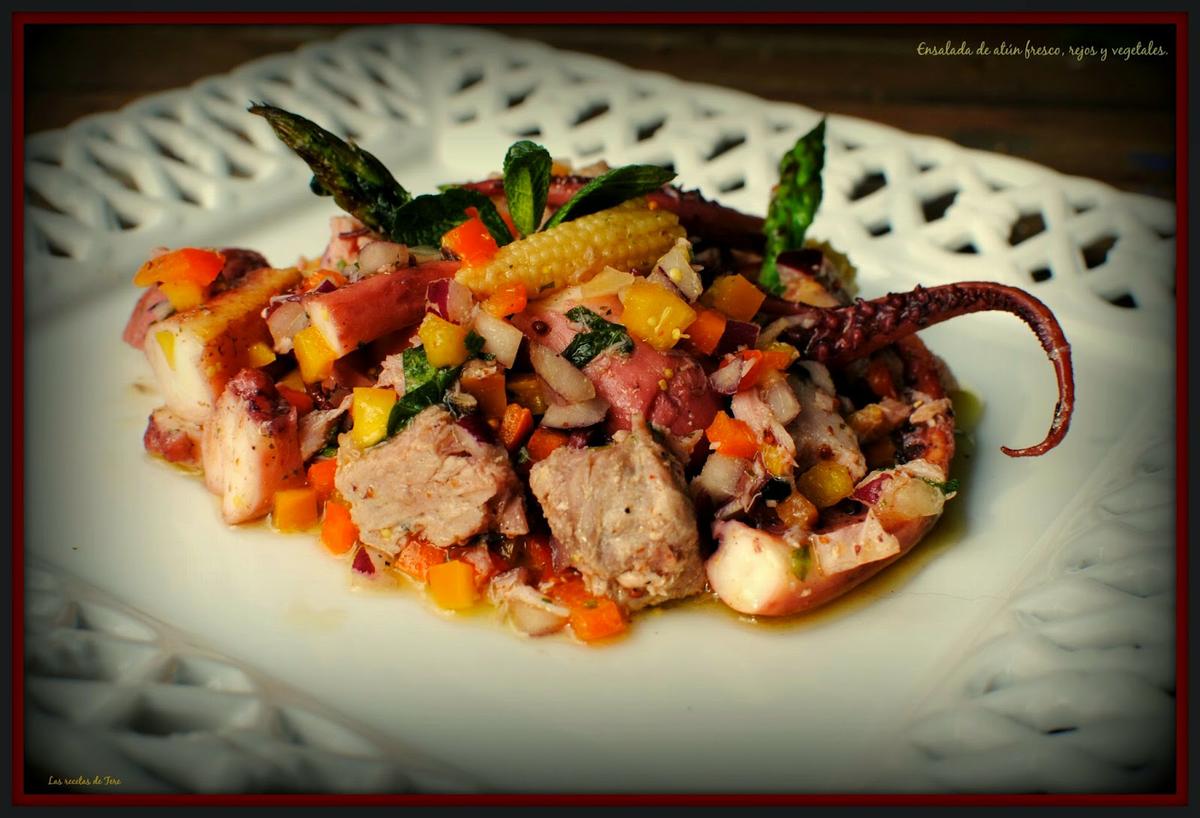 ensalada de atún fresco rejos y vegetales tererecetas 05