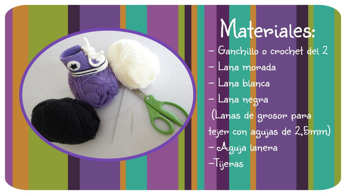 Materiales patucos All Star