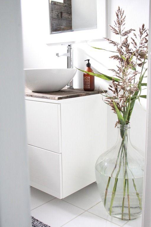 Damajuana con planta de mar, ideal para una casa en la playa