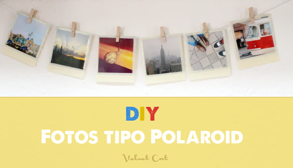 DIY fotos tipo polaroid