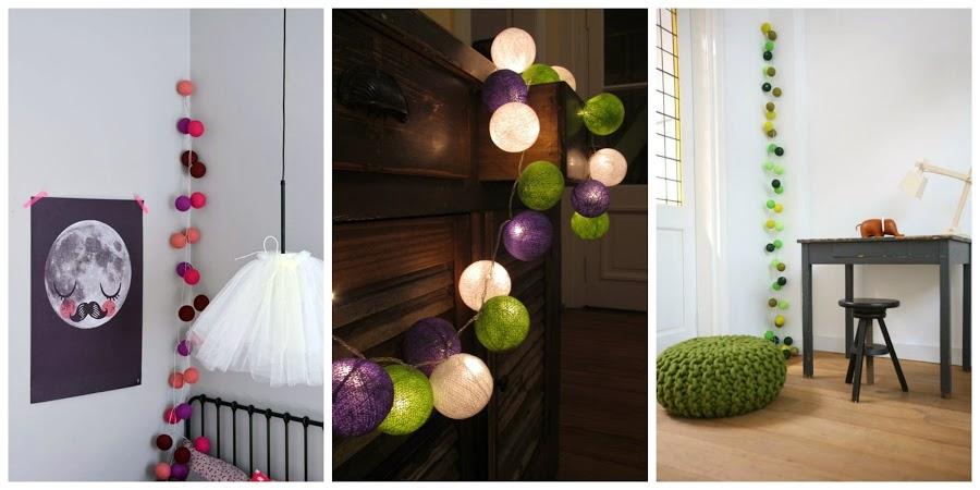 Guirnaldas de luces hechas a mano. ¿Con cuál te quedas?