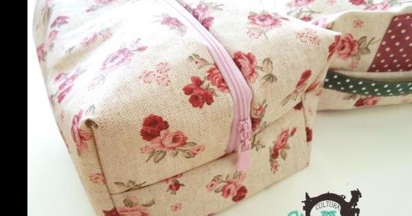 Tutorial para hacer un neceser forrado. ¡Muy práctico!