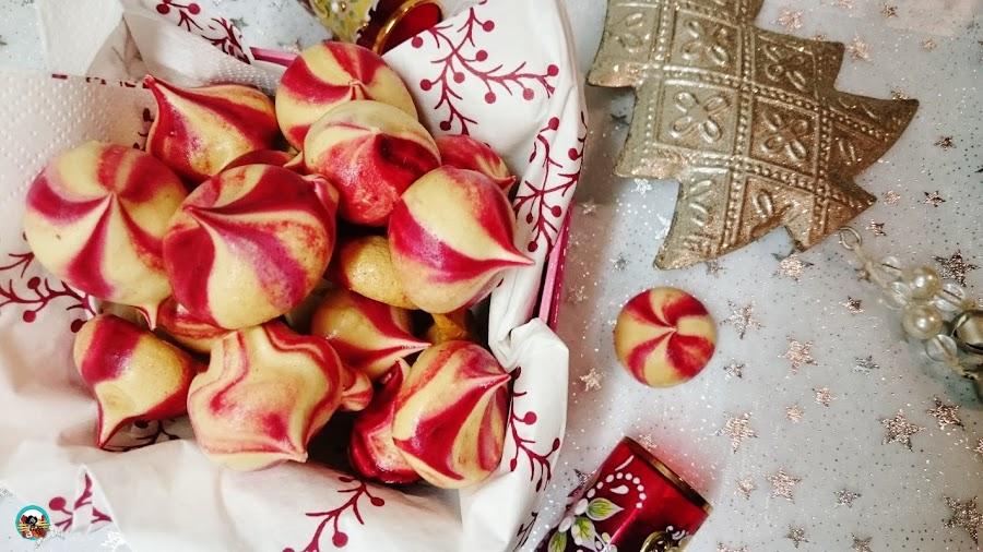 Suspiros decorados especialmente para Navidad