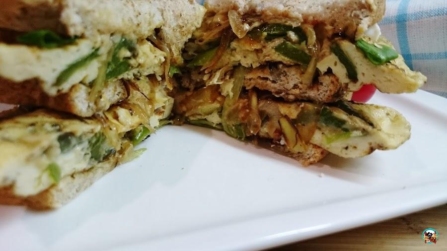 ¿Te apetece curry? Sándwich de verduras 'exótico' para almorzar