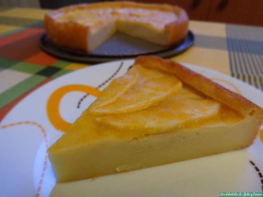 Tarta de manzana exprés