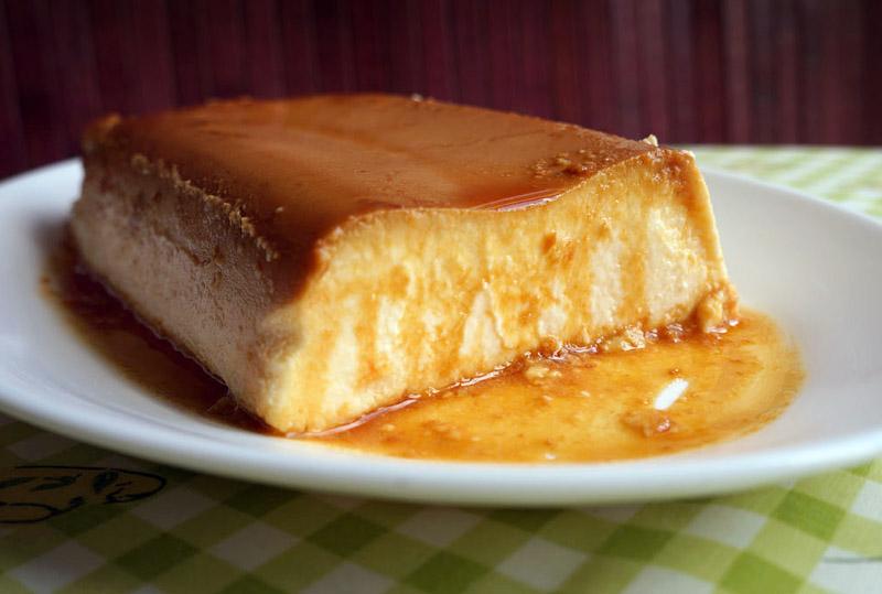 Flan de queso