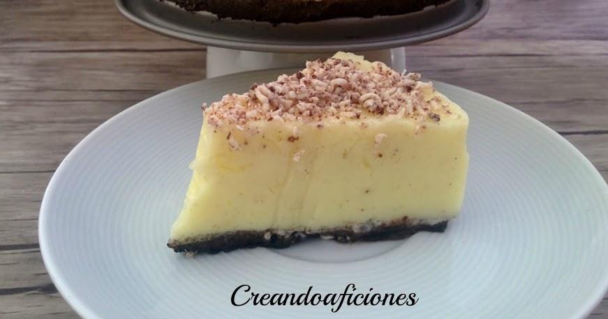 Tarta fría de limón sin muchas calorías