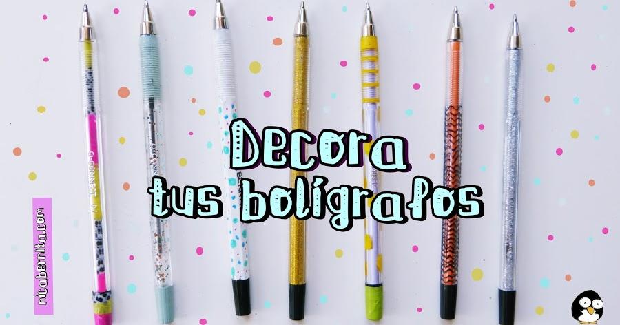 M S De Ideas Para Decorar L Pices Y Bol Grafos Manualidades Para El