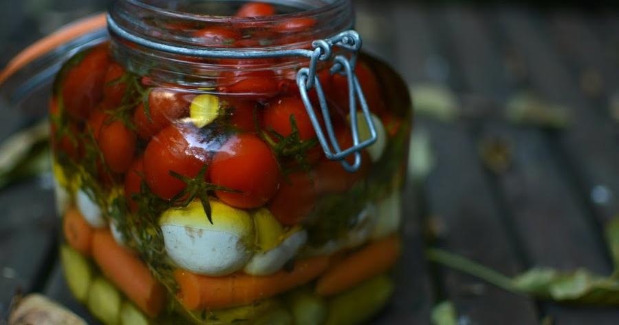Conserva de vegetales variados