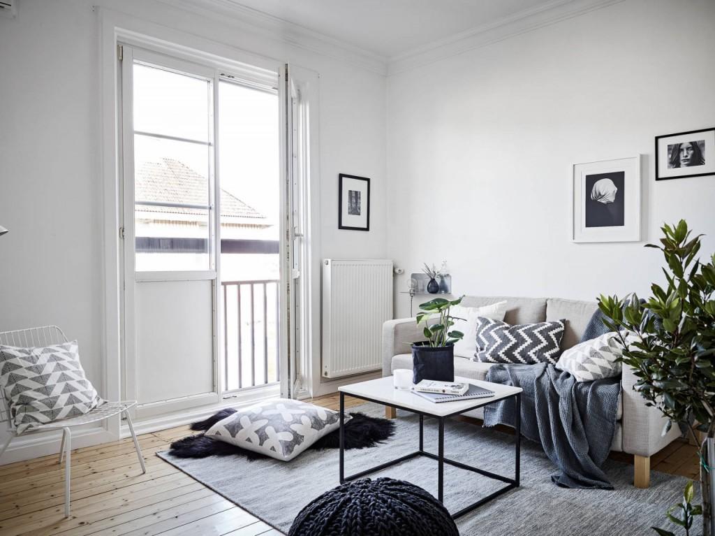 Cocina blanca y gris | facilisimo.com