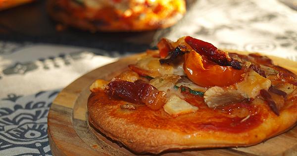 Receta Mini Pizza De Calabac N Y Tomate Cherry Cocina