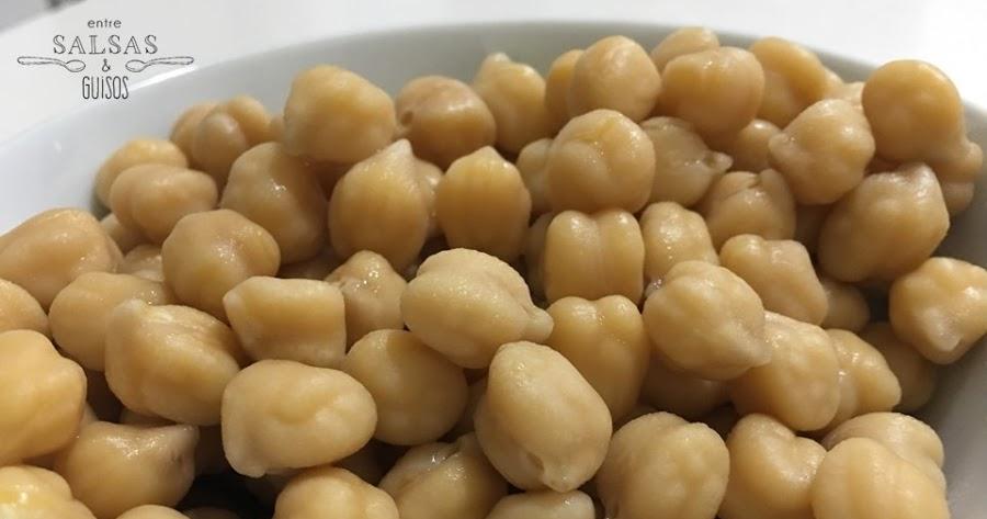 Ablandar garbanzos rápidamente