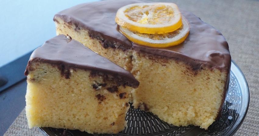 Bizcocho de naranja al microondas