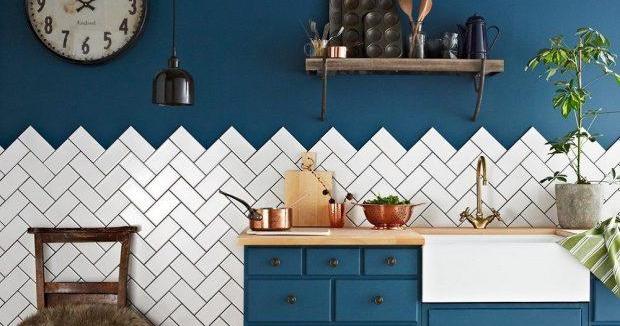 cocina mitad azulejo | facilisimo.com
