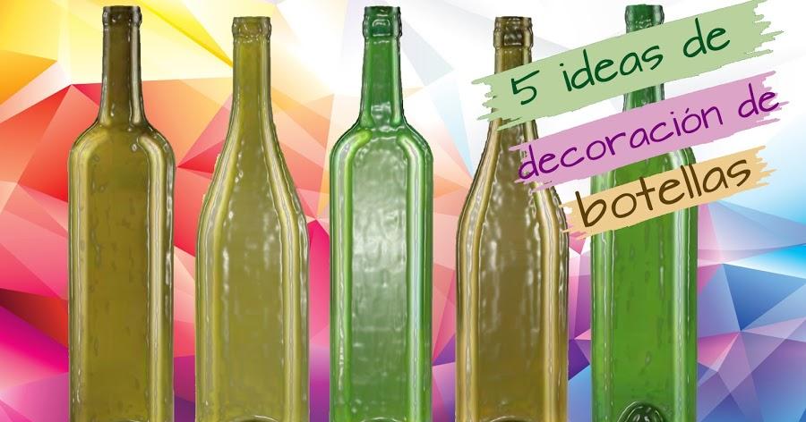 3 Ideas con Botellas de Cristal (FÁCIL) y en 5 minutos - Ecobrisa 