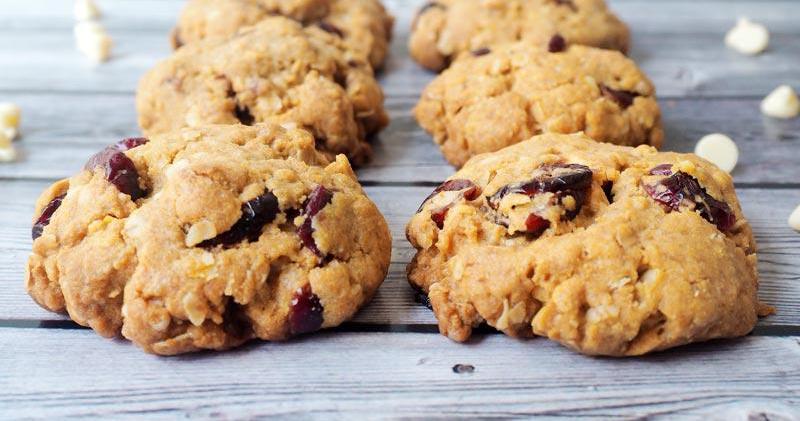 Galletas de arándanos y chocolate blanco Cocina