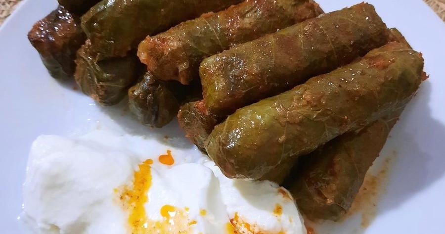 Hojas De Parra Rellenas A La Turca Con Carne Cocina