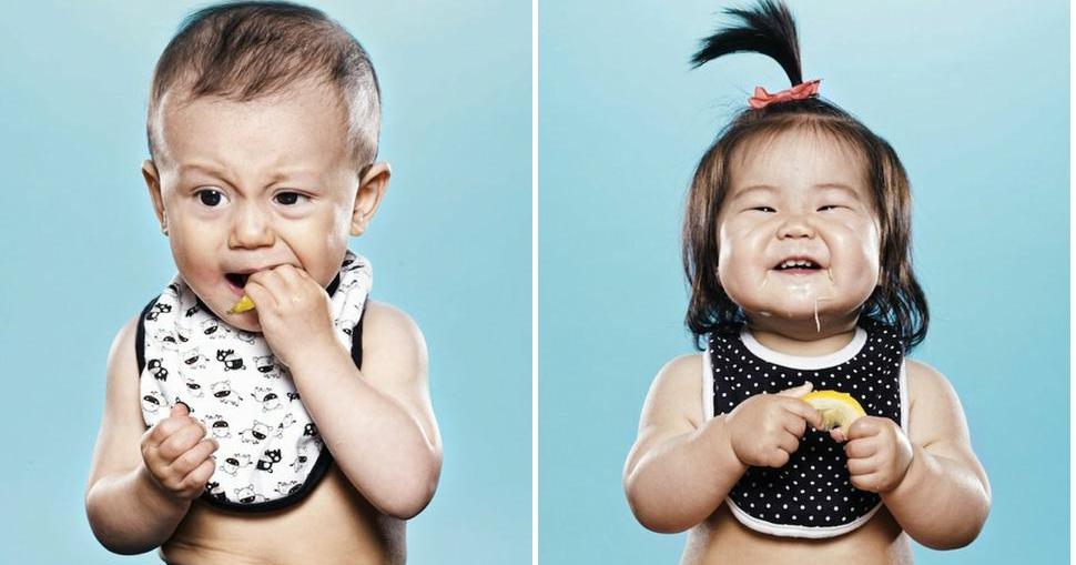 Divertidísimas Fotos De Bebés Probando Un Limón Por Vez Primera
