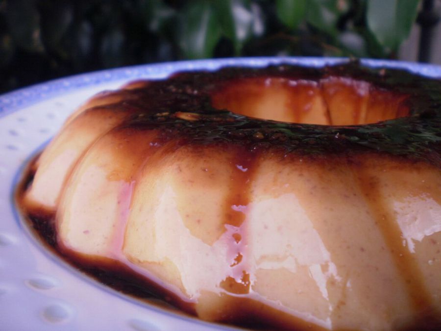 Flan de castañas