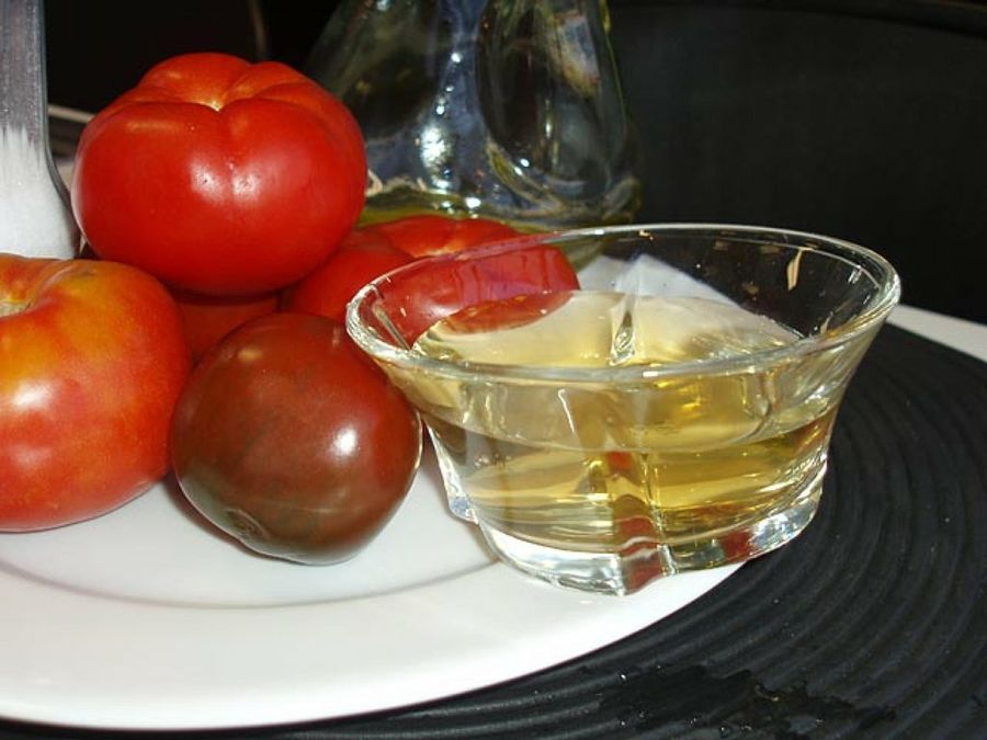 tomates y vinagre