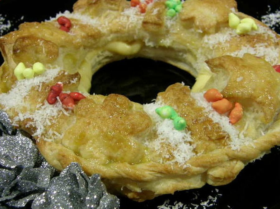 Roscón de hojaldre