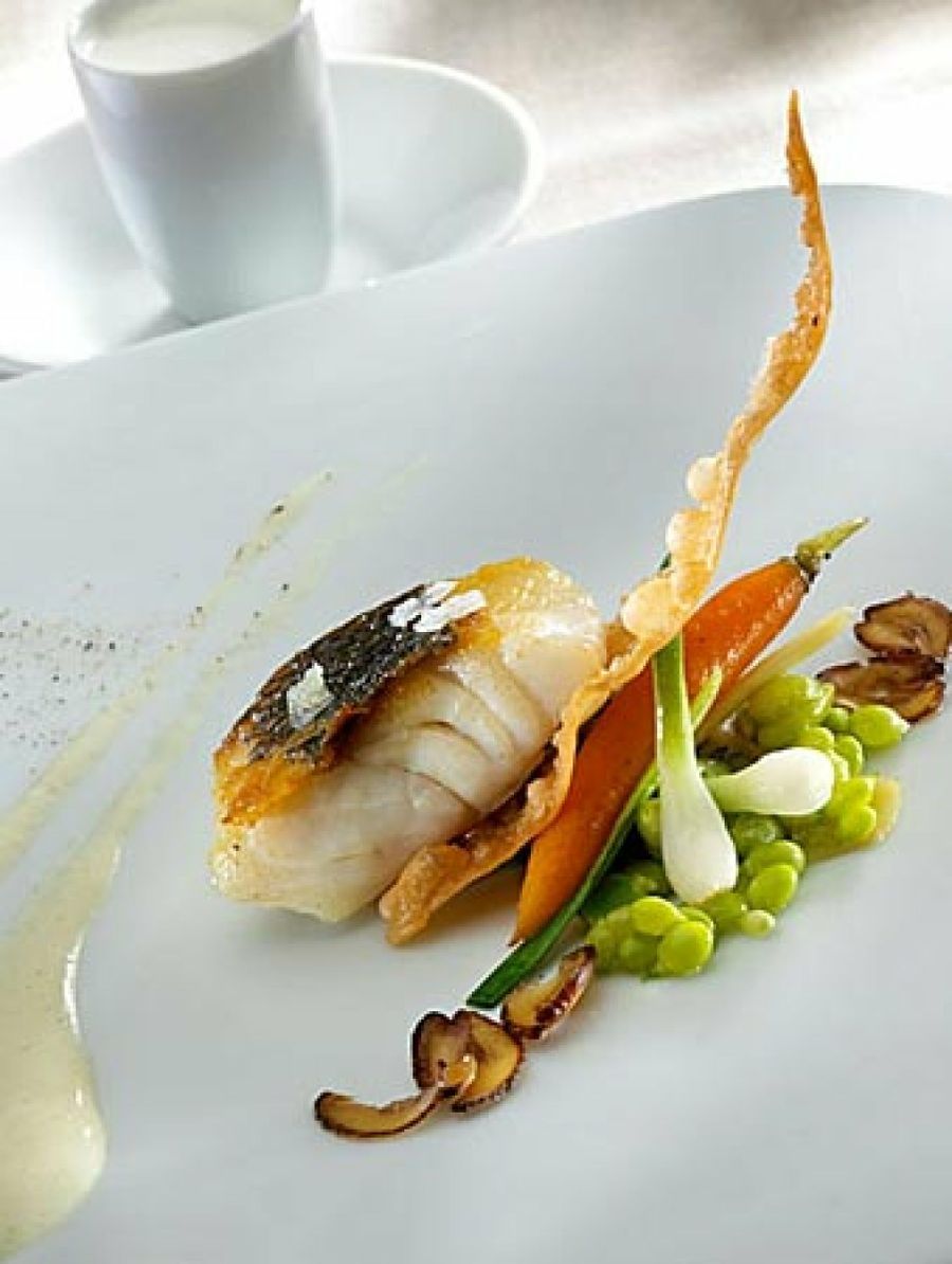 pescado con verduras