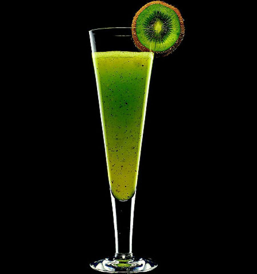 Kiwi Bellini cóctel