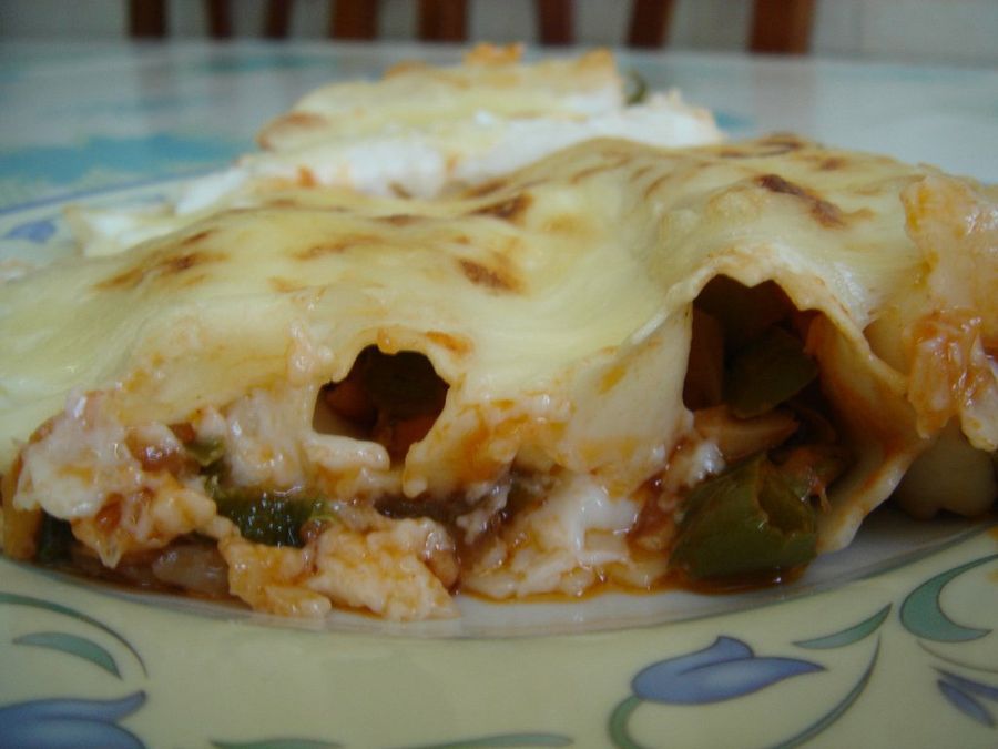 CANELONES DE BACALAO