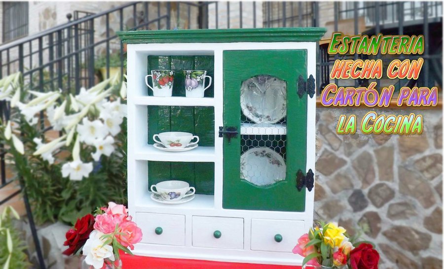 Tutorial mueble estanterÃa hecha de cartón, manualidades baratas ...