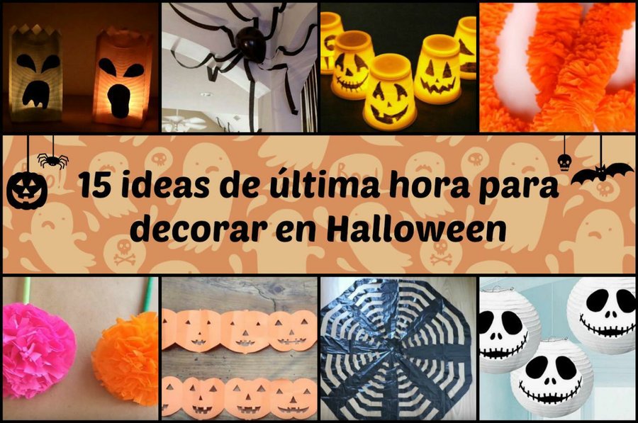 15 ideas de última hora para decorar en Halloween | Manualidades