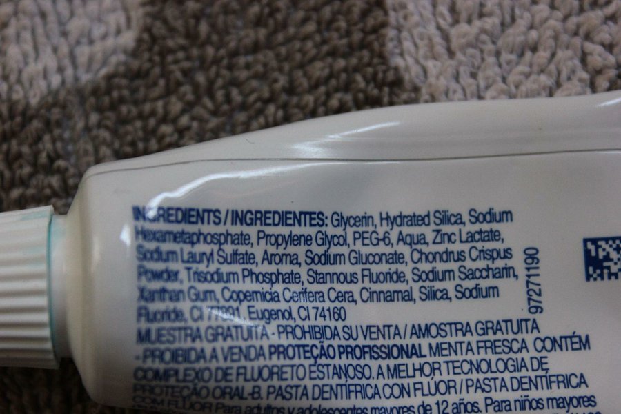 Receta de pasta de dientes casera