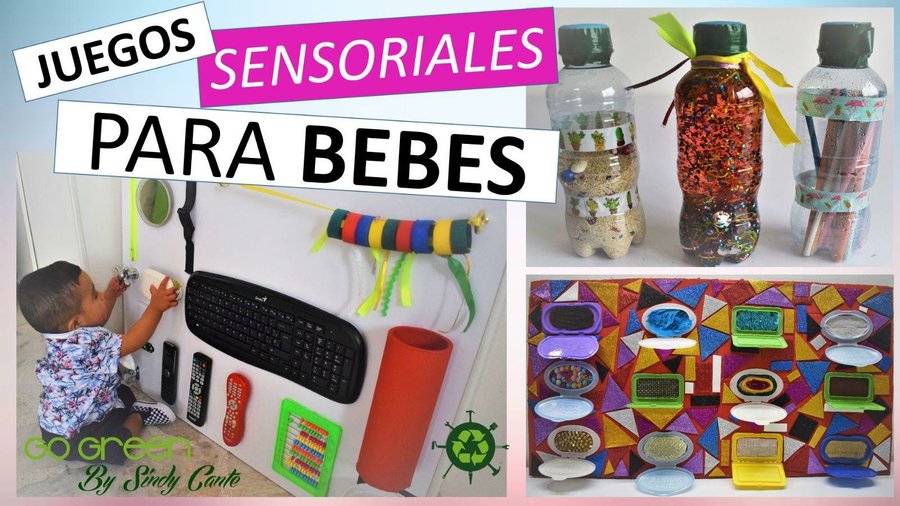 7 botellas sensoriales caseras para bebés con cosas que tienes por casa