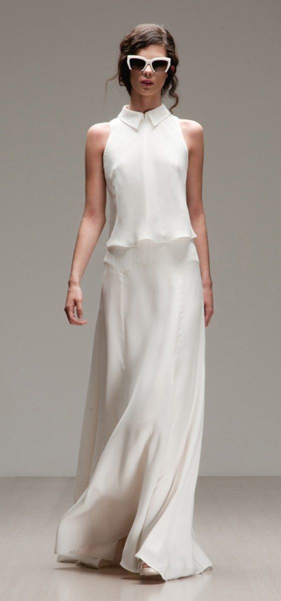 vestidos de novia con camisa: ¡elegantes y originales! | bodas