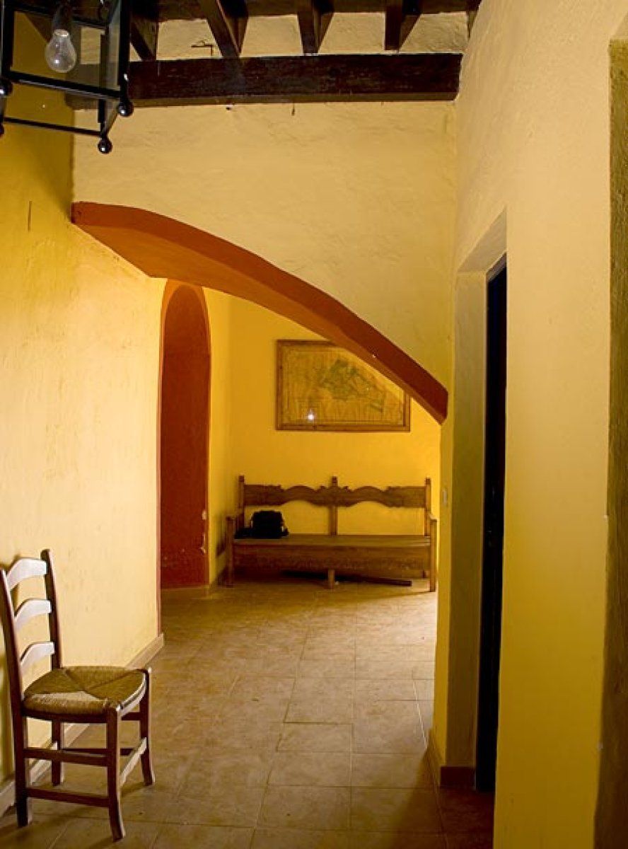 interior de la casa rústica