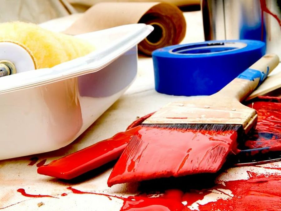 pintura roja