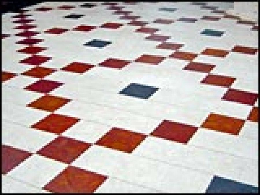 suelo con mosaico