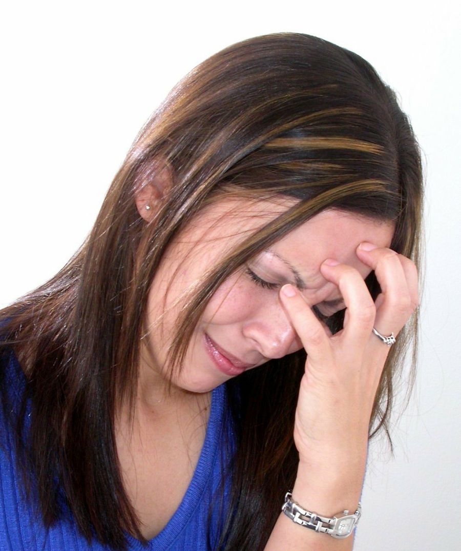 Chica llorando