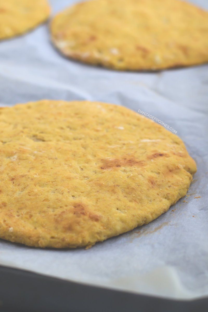 Masa de pizza de coliflor