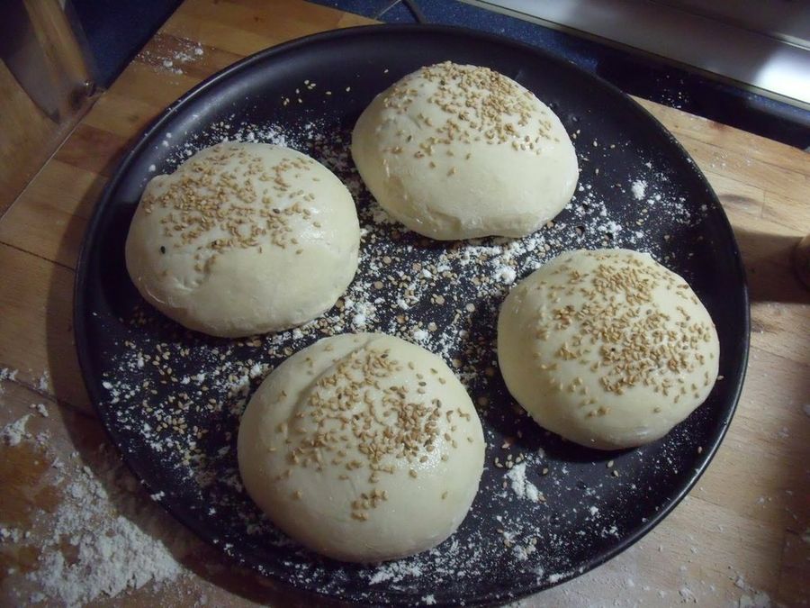 Panes de hamburguesa