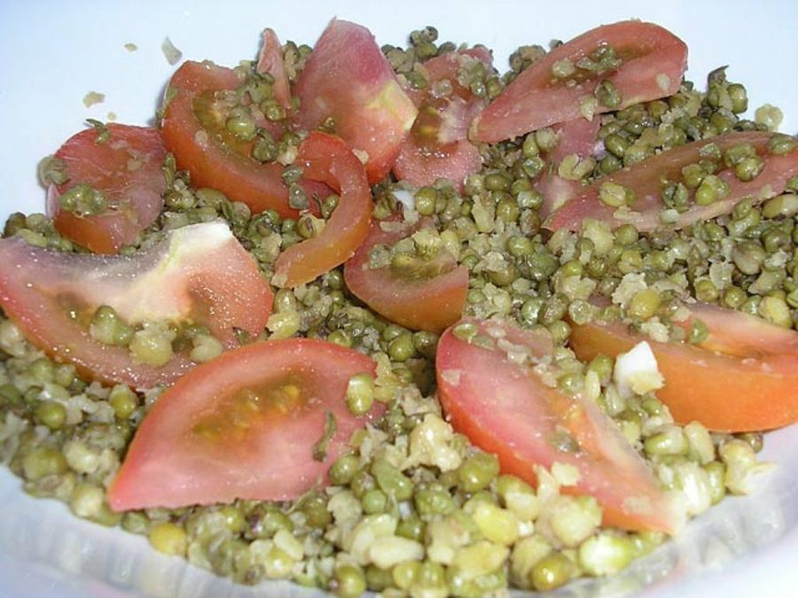 ensalada de soja verde