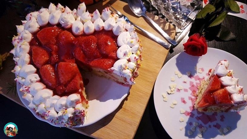 Tarta De Fresas Con Nata De San Valent N Receta Completa Y Consejos