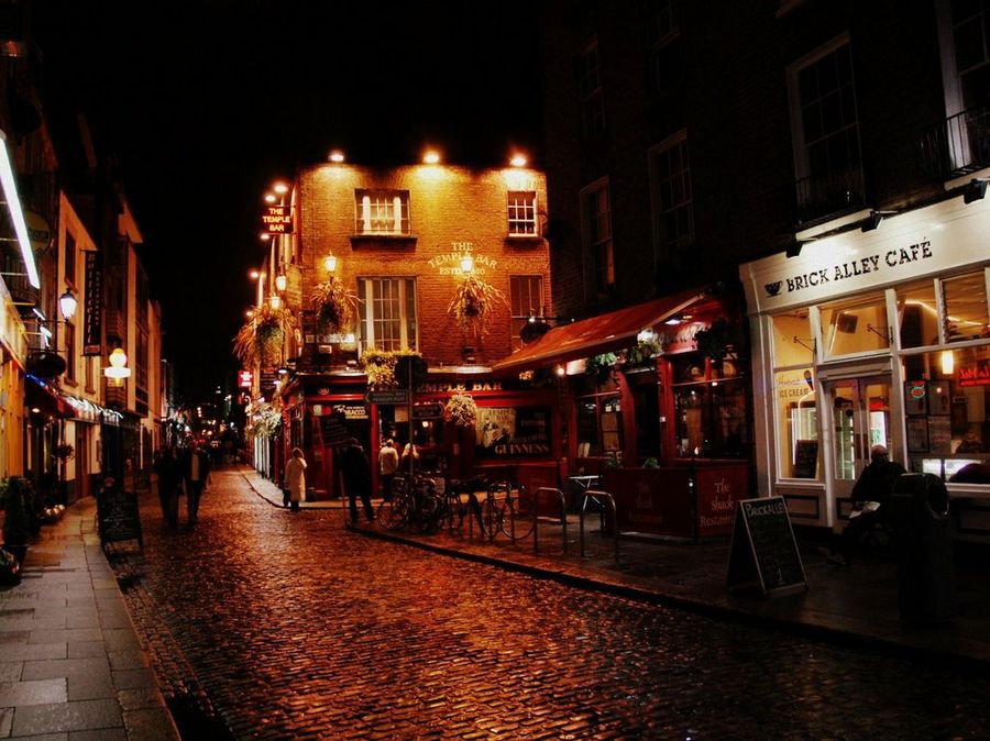 Temple Bar de noche - Flickr - LWY