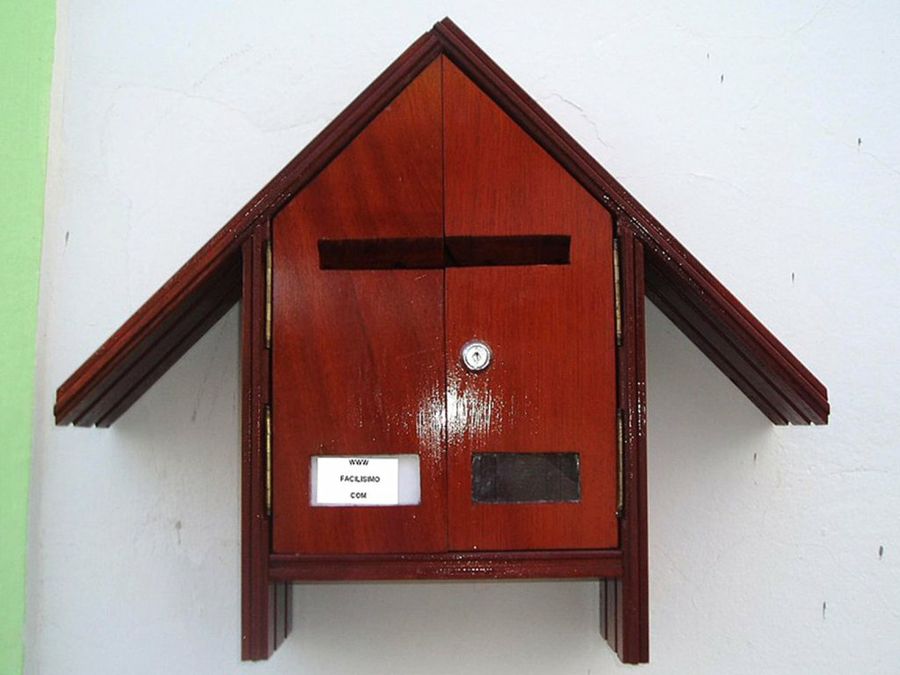 Buzón en madera de jatoba hecho por Javierja2000