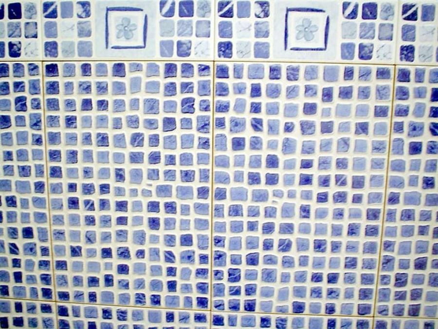 baldosas azules